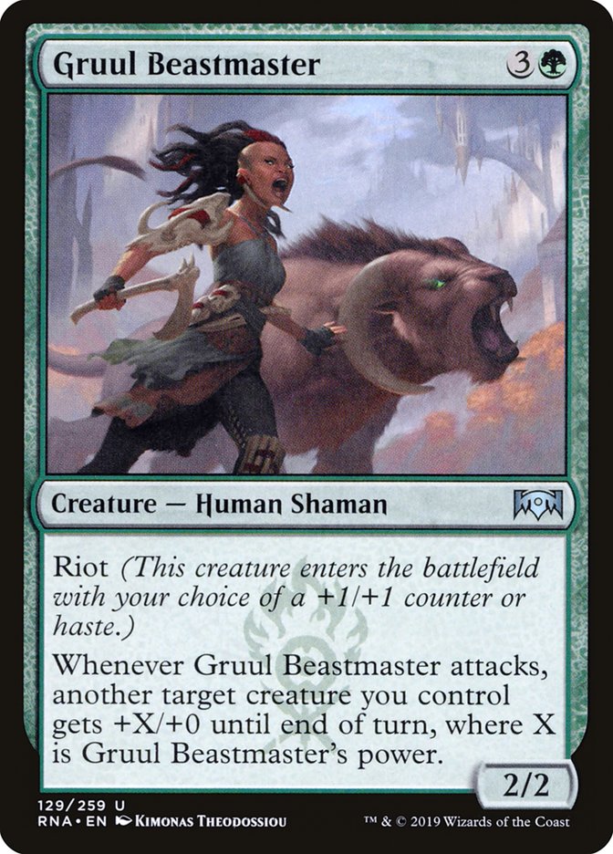 Gruul Beastmaster [Ravnica Allegiance] | Webway Games