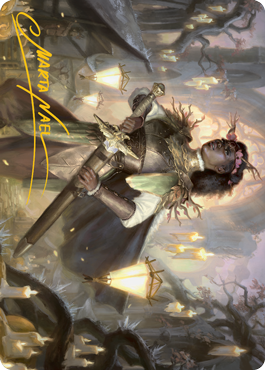 Sungold Sentinel Art Card (Gold-Stamped Signature) [Innistrad: Midnight Hunt Art Series] | Webway Games