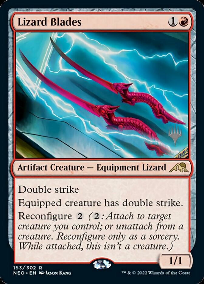 Lizard Blades (Promo Pack) [Kamigawa: Neon Dynasty Promos] | Webway Games