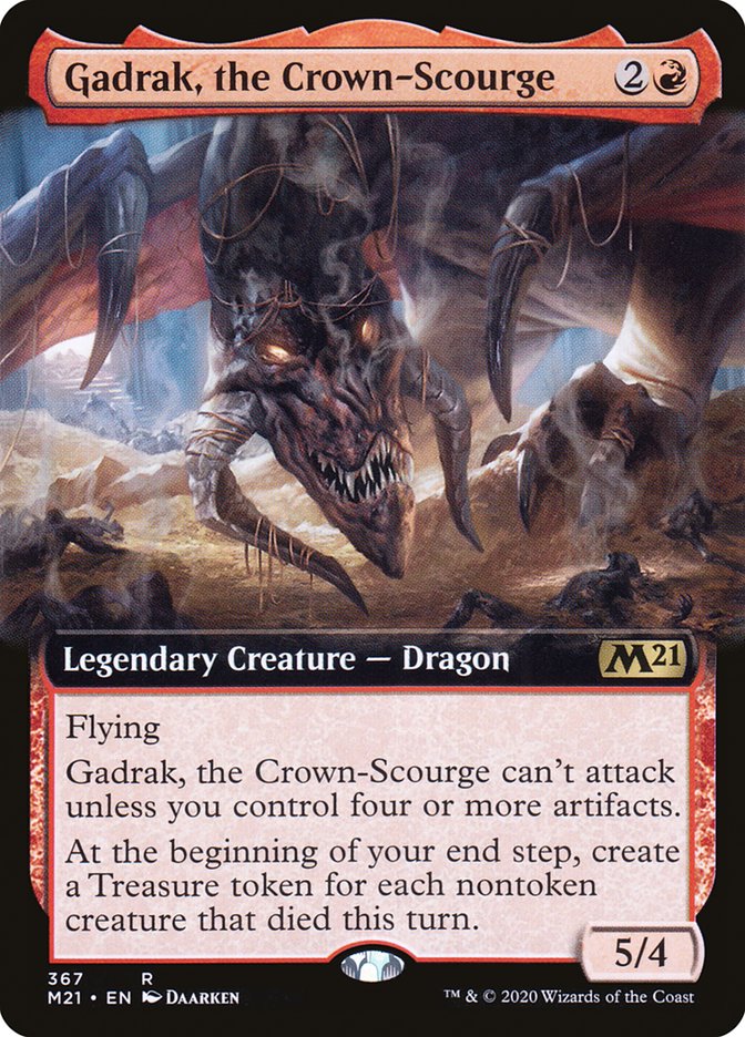 Gadrak, the Crown-Scourge (Extended Art) [Core Set 2021] | Webway Games