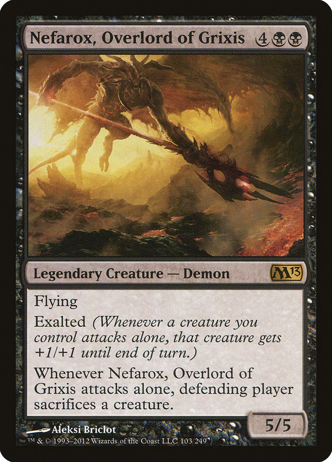 Nefarox, Overlord of Grixis [Magic 2013] | Webway Games