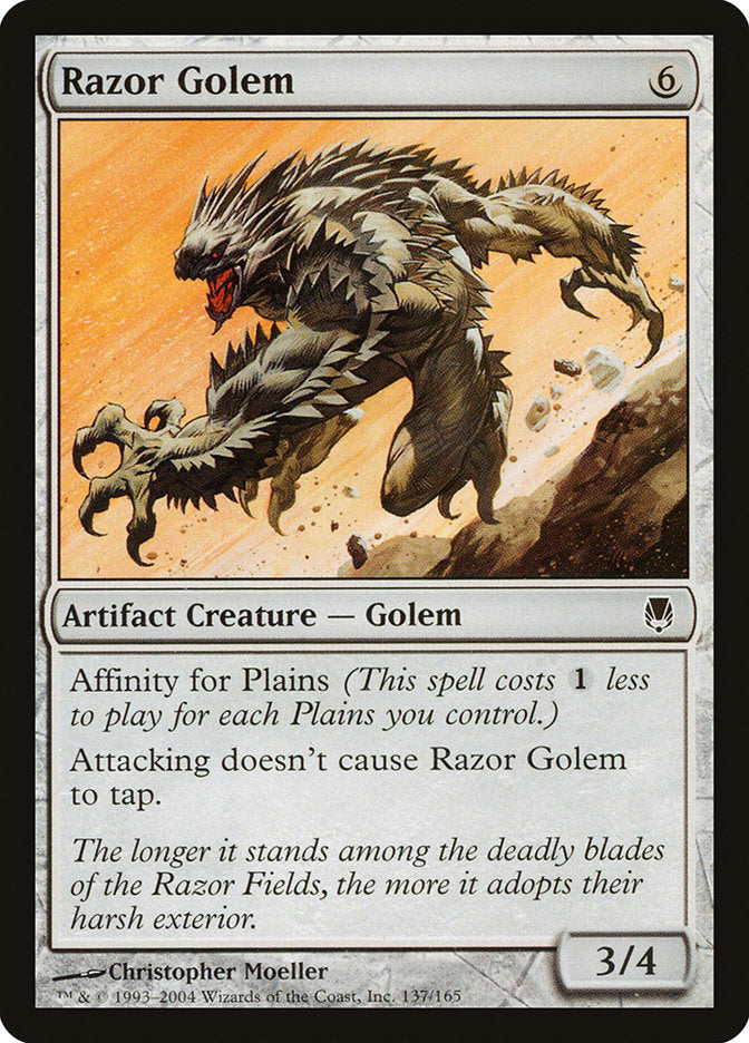 Razor Golem [Darksteel] | Webway Games