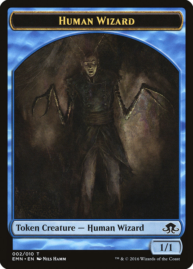 Human Wizard [Eldritch Moon Tokens] | Webway Games