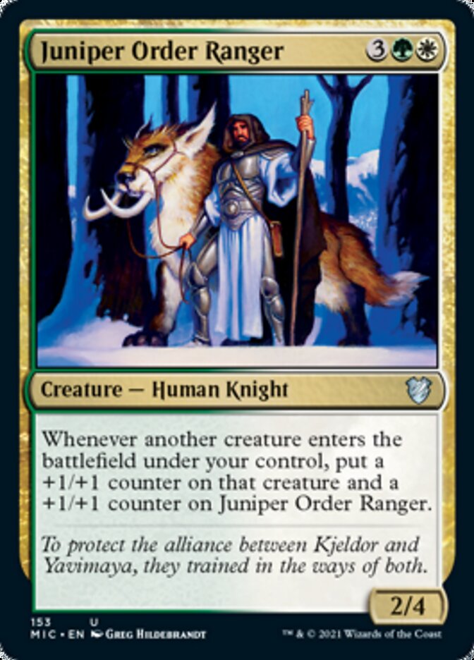 Juniper Order Ranger [Innistrad: Midnight Hunt Commander] | Webway Games