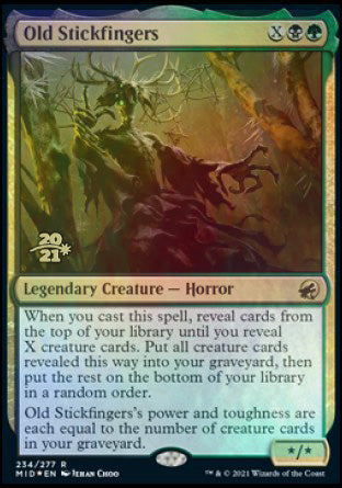 Old Stickfingers [Innistrad: Midnight Hunt Prerelease Promos] | Webway Games