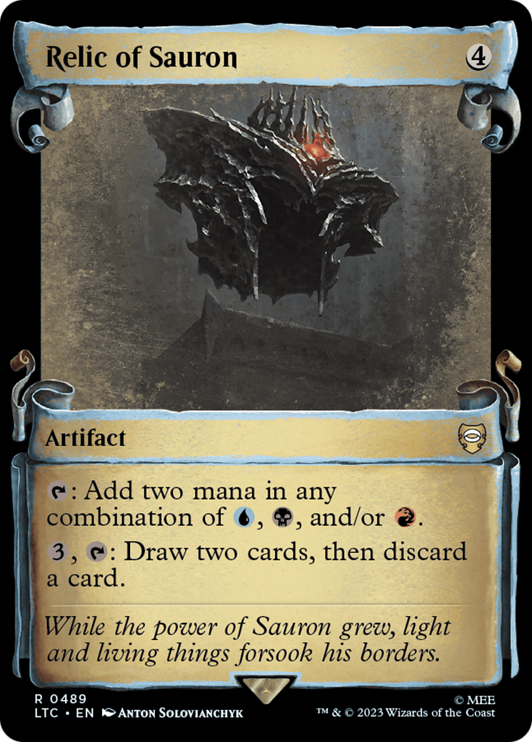 Relic of Sauron [The Lord of the Rings: Tales of Middle-Earth Commander Showcase Scrolls] | Webway Games
