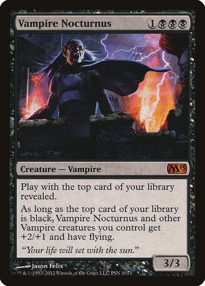 Vampire Nocturnus (Duels of the Planeswalkers Promos) [Duels of the Planeswalkers Promos 2012] | Webway Games