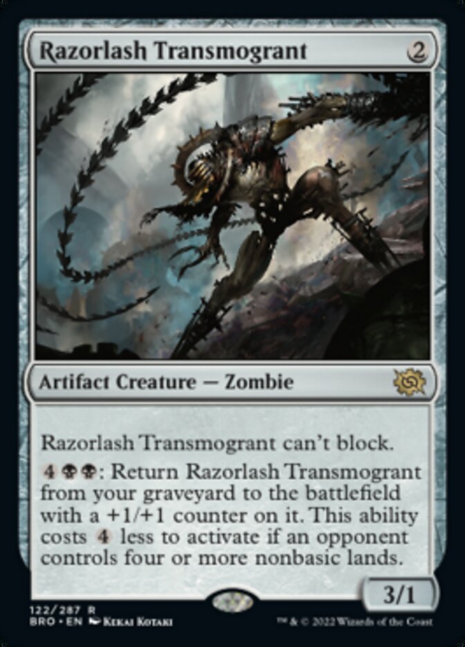 Razorlash Transmogrant [The Brothers' War] | Webway Games