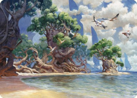 Yavimaya Coast Art Card [Dominaria United Art Series] | Webway Games