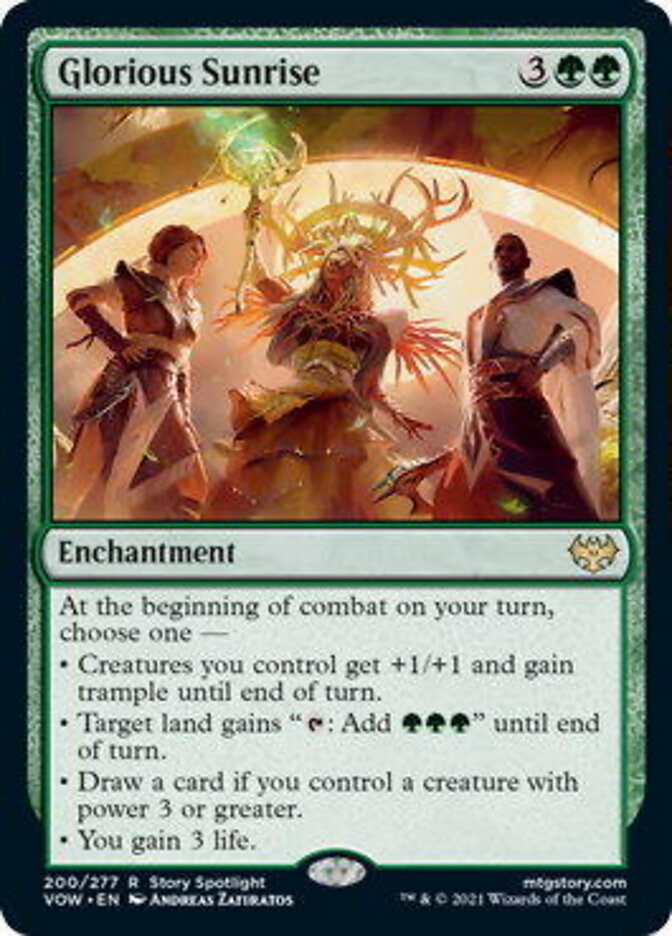 Glorious Sunrise [Innistrad: Crimson Vow] | Webway Games