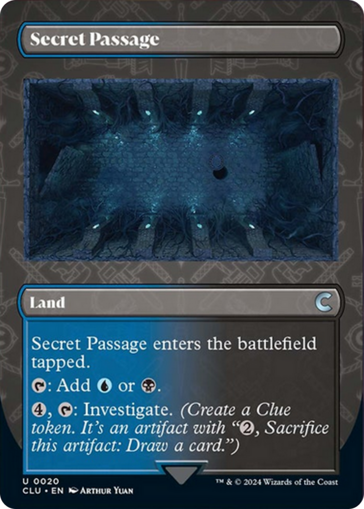 Secret Passage (Borderless) [Ravnica: Clue Edition] | Webway Games