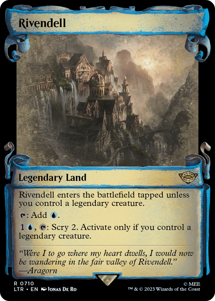 Rivendell [The Lord of the Rings: Tales of Middle-Earth Showcase Scrolls] | Webway Games