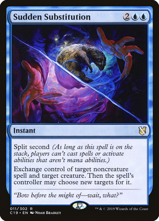 Sudden Substitution [Commander 2019] | Webway Games