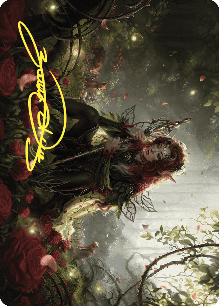 Yenna, Redtooth Regent Art Card (Gold-Stamped Signature) [Wilds of Eldraine Art Series] | Webway Games
