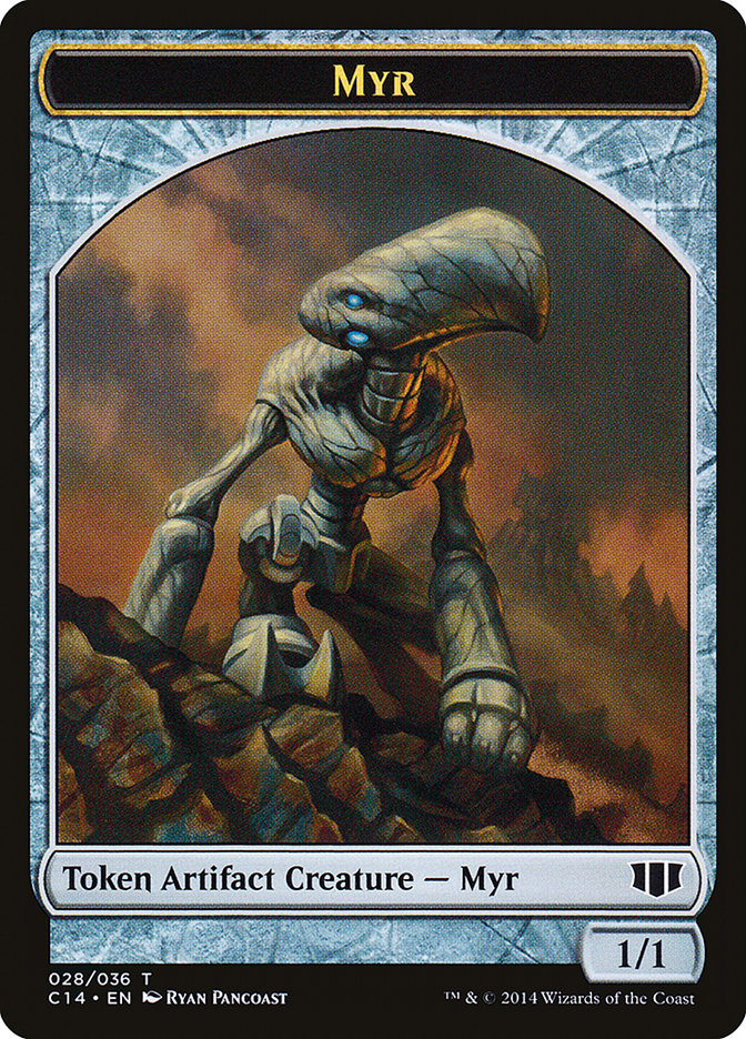 Myr // Pentavite Double-sided Token [Commander 2014 Tokens] | Webway Games