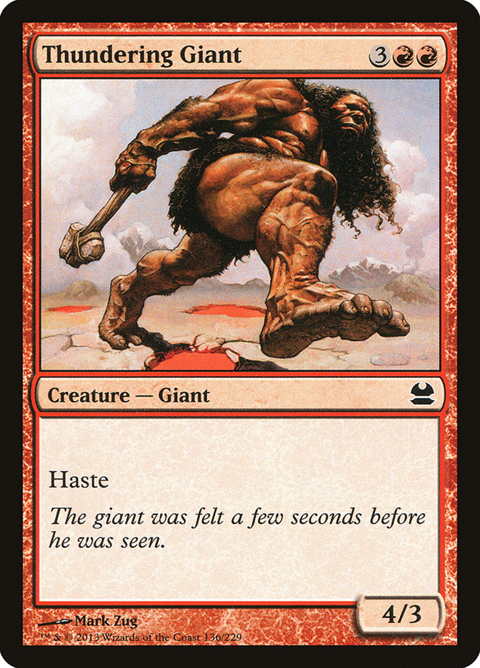 Thundering Giant [Modern Masters] | Webway Games