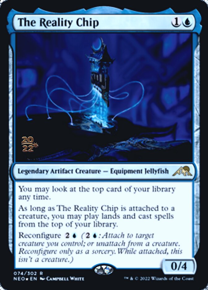The Reality Chip [Kamigawa: Neon Dynasty Prerelease Promos] | Webway Games