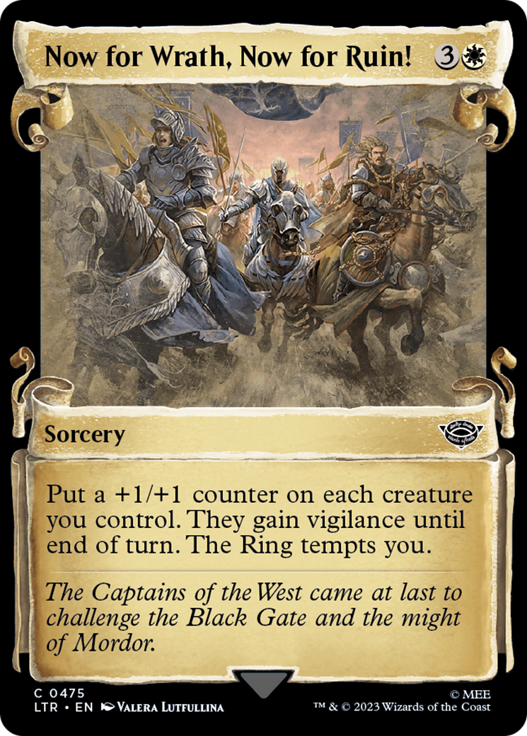 Now for Wrath, Now for Ruin! [The Lord of the Rings: Tales of Middle-Earth Showcase Scrolls] | Webway Games