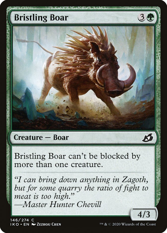 Bristling Boar [Ikoria: Lair of Behemoths] | Webway Games
