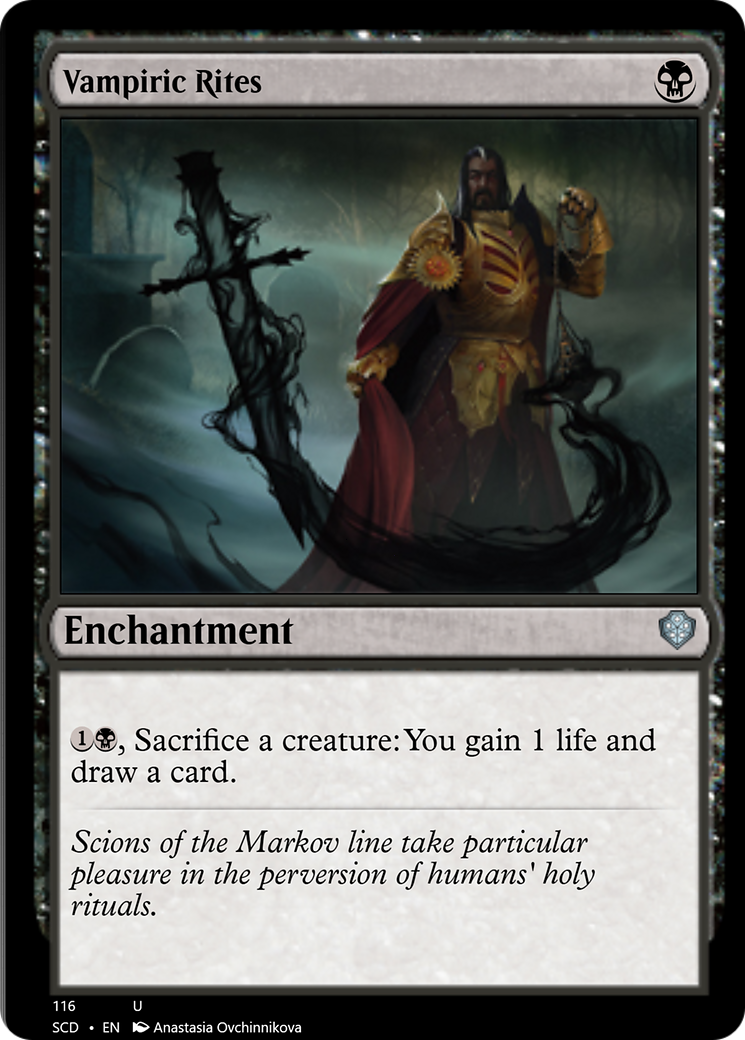 Vampiric Rites [Starter Commander Decks] | Webway Games