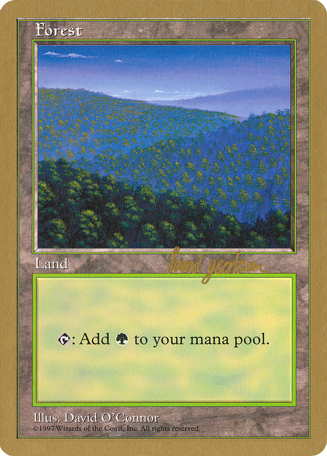 Forest (418) (Svend Geertsen) [World Championship Decks 1997] | Webway Games