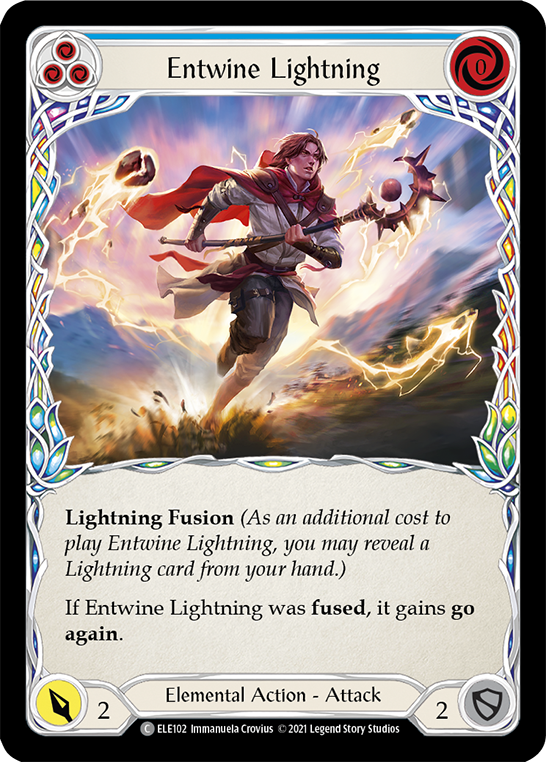 Entwine Lightning (Blue) [ELE102] (Tales of Aria)  1st Edition Normal | Webway Games