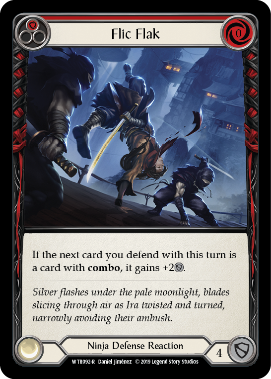Flic Flak (Red) [WTR092-R] Alpha Print Normal | Webway Games