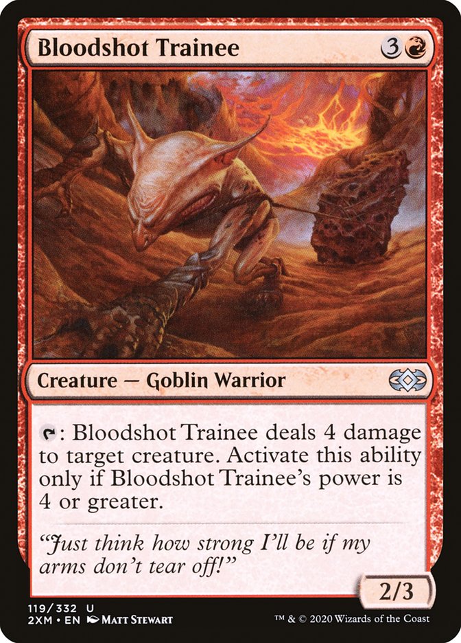 Bloodshot Trainee [Double Masters] | Webway Games