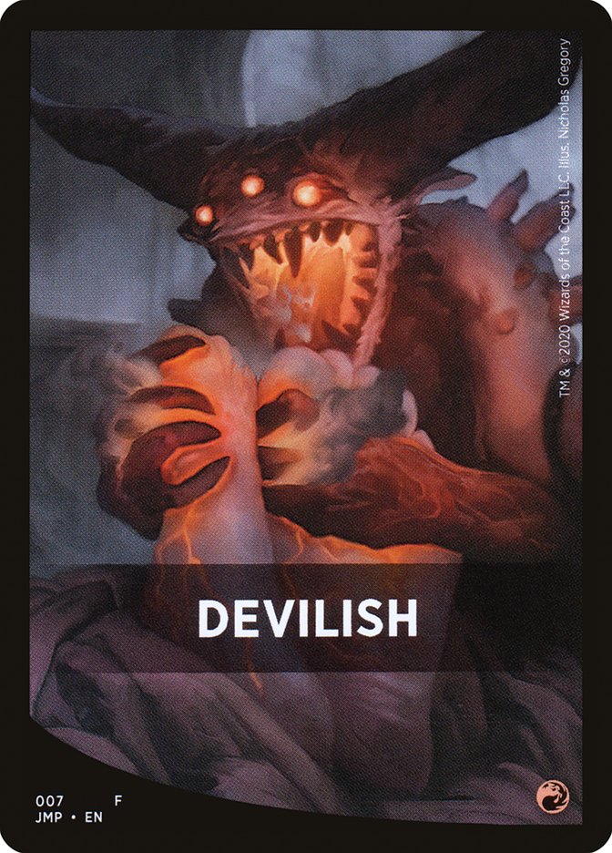 Devilish Theme Card [Jumpstart Front Cards] | Webway Games