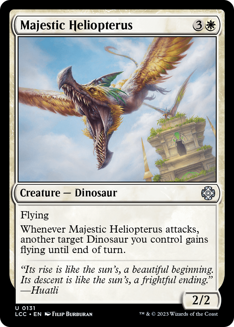 Majestic Heliopterus [The Lost Caverns of Ixalan Commander] | Webway Games