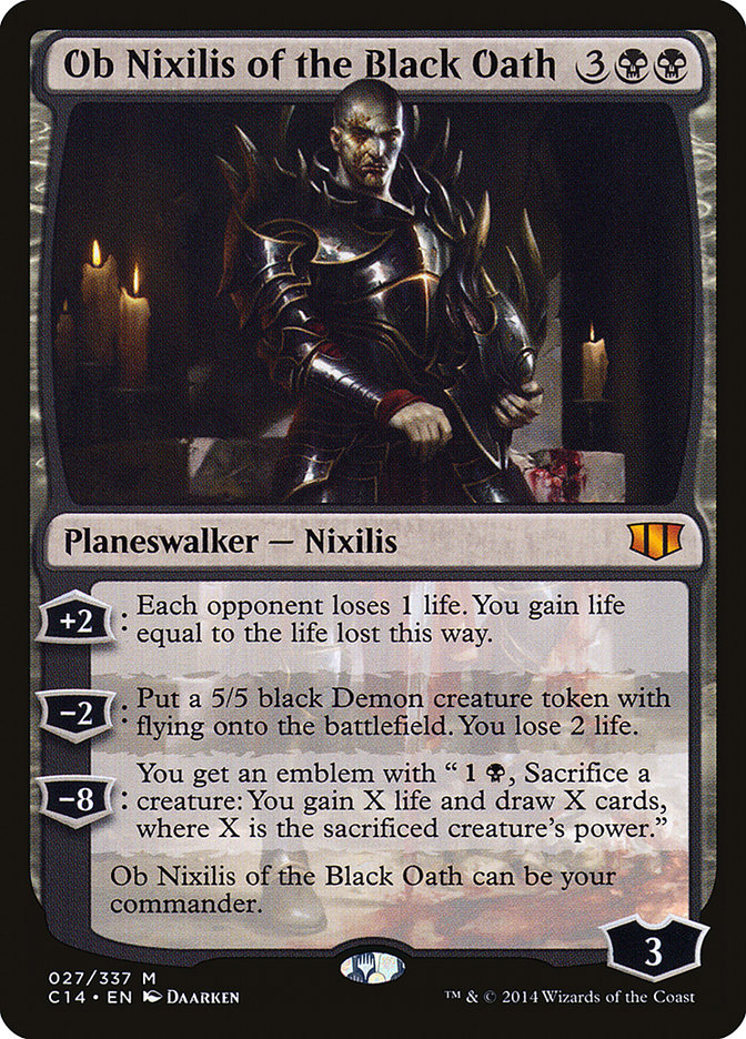 Ob Nixilis of the Black Oath [Commander 2014] | Webway Games