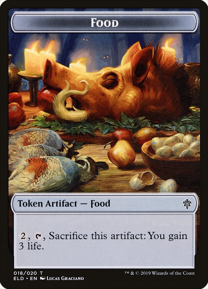 Food (018/020) [Throne of Eldraine Tokens] | Webway Games