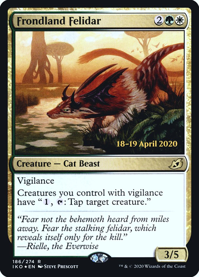 Frondland Felidar  [Ikoria: Lair of Behemoths Prerelease Promos] | Webway Games