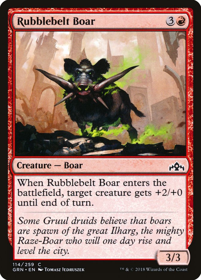 Rubblebelt Boar [Guilds of Ravnica] | Webway Games