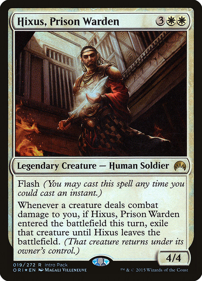 Hixus, Prison Warden [Magic Origins Promos] | Webway Games