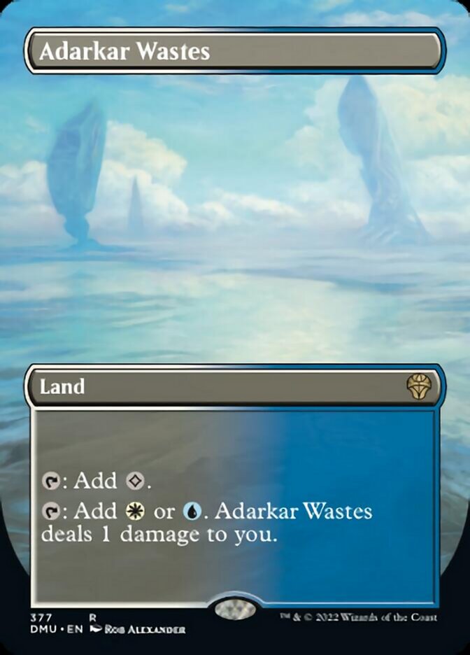 Adarkar Wastes (Borderless Alternate Art) [Dominaria United] | Webway Games