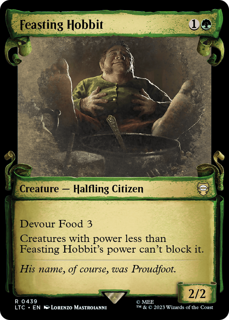 Feasting Hobbit [The Lord of the Rings: Tales of Middle-Earth Commander Showcase Scrolls] | Webway Games