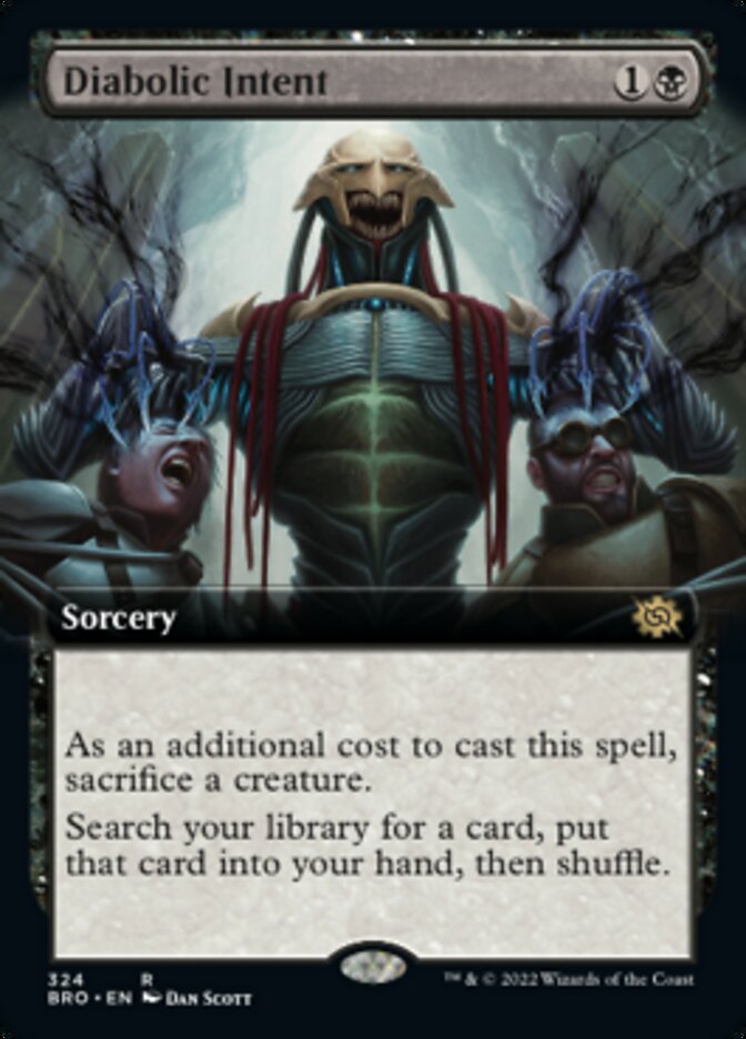 Diabolic Intent (Extended Art) [The Brothers' War] | Webway Games