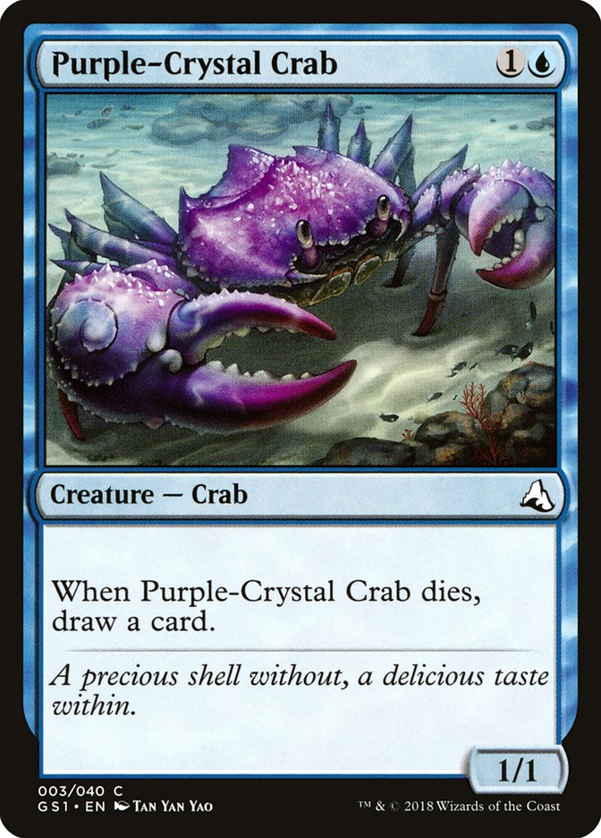 Purple-Crystal Crab [Global Series Jiang Yanggu & Mu Yanling] | Webway Games
