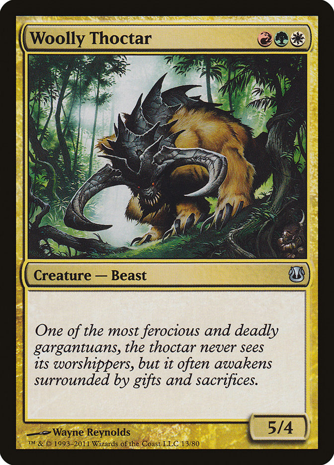 Woolly Thoctar [Duel Decks: Ajani vs. Nicol Bolas] | Webway Games