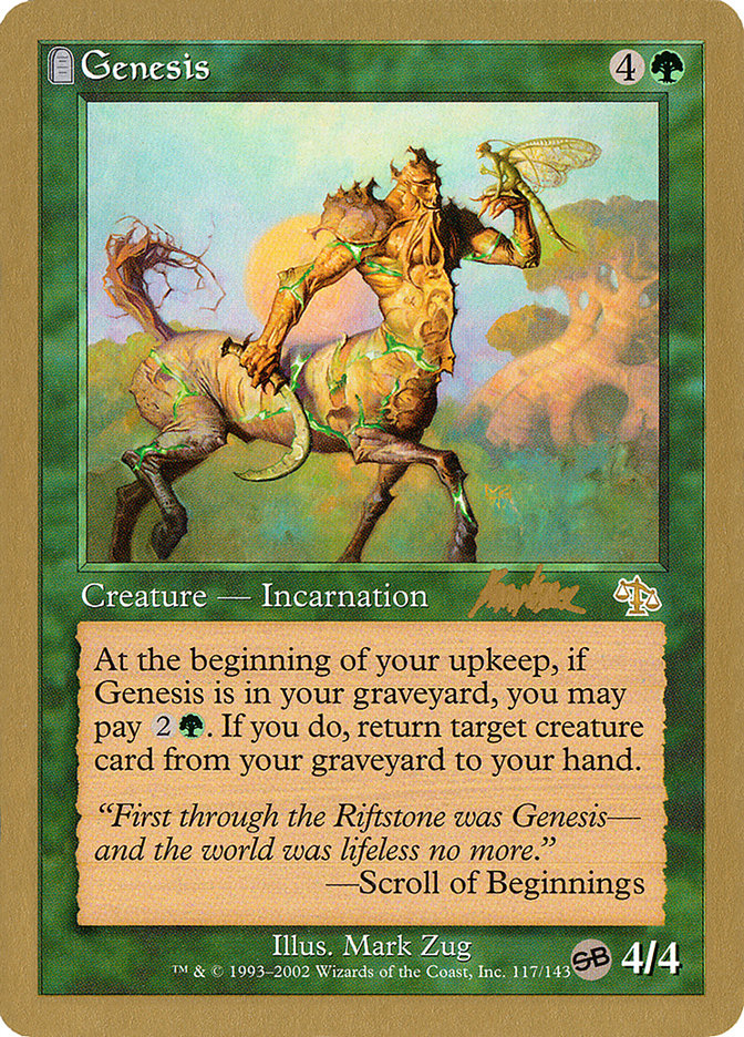 Genesis (Brian Kibler) (SB) [World Championship Decks 2002] | Webway Games