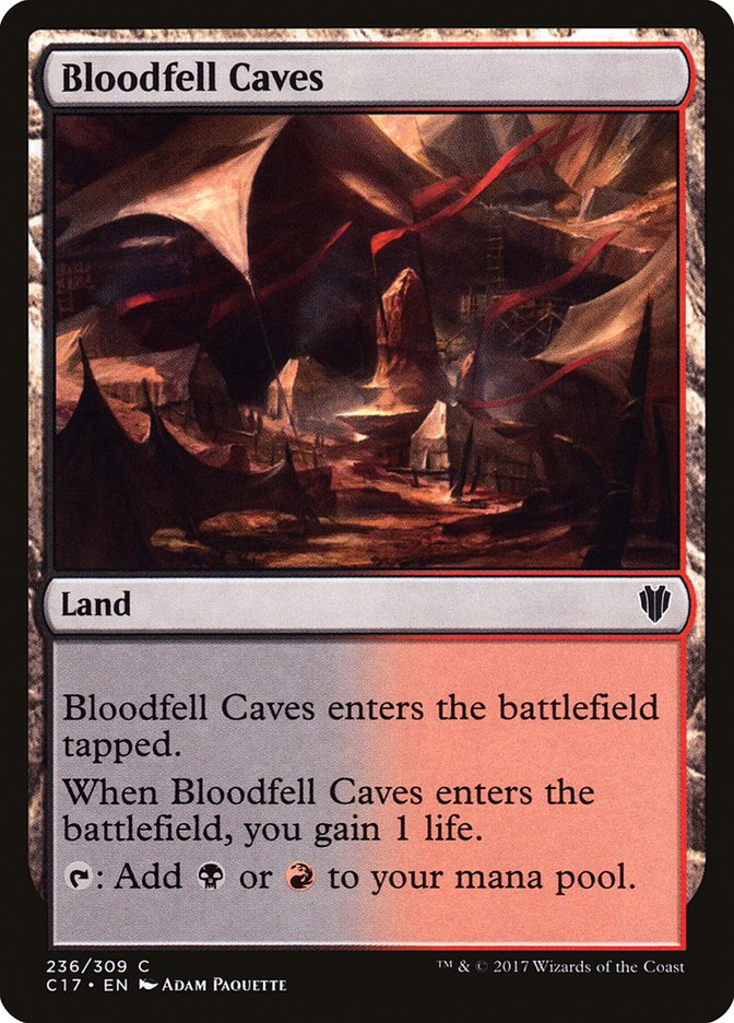 Bloodfell Caves [Commander 2017] | Webway Games