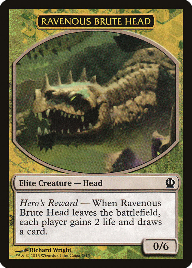 Ravenous Brute Head [Hero's Path Promos] | Webway Games