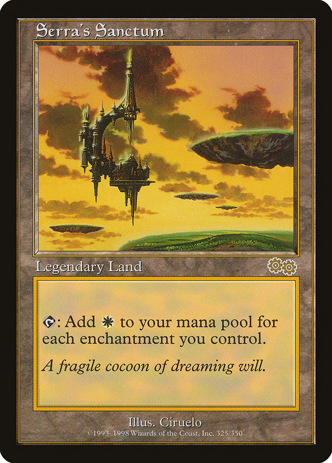 Serra's Sanctum [Urza's Saga] | Webway Games