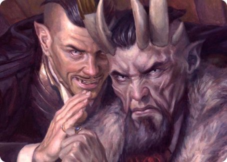 A Little Chat Art Card [Streets of New Capenna Art Series] | Webway Games