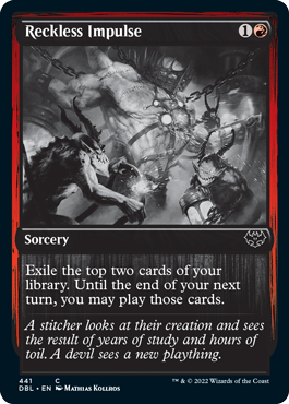 Reckless Impulse [Innistrad: Double Feature] | Webway Games