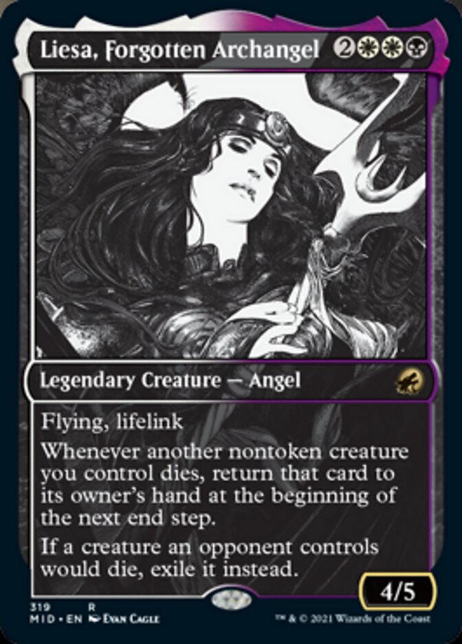 Liesa, Forgotten Archangel (Showcase Eternal Night) [Innistrad: Midnight Hunt] | Webway Games