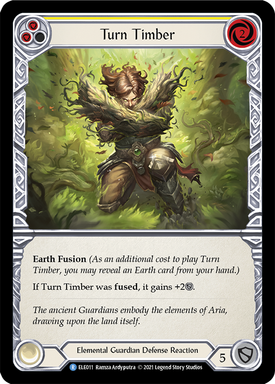 Turn Timber (Yellow) [ELE011] (Tales of Aria)  1st Edition Normal | Webway Games