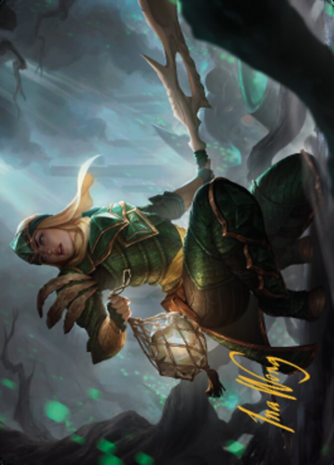 Argothian Opportunist Art Card (Gold-Stamped Signature) [The Brothers' War Art Series] | Webway Games