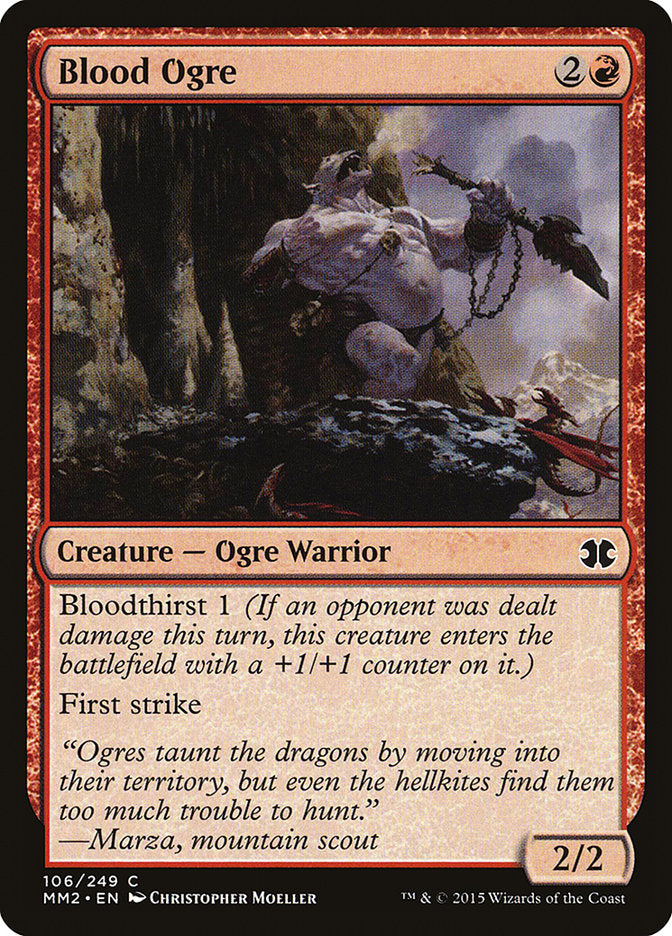 Blood Ogre [Modern Masters 2015] | Webway Games